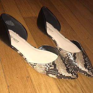 Nine West - Snakeskin Flats